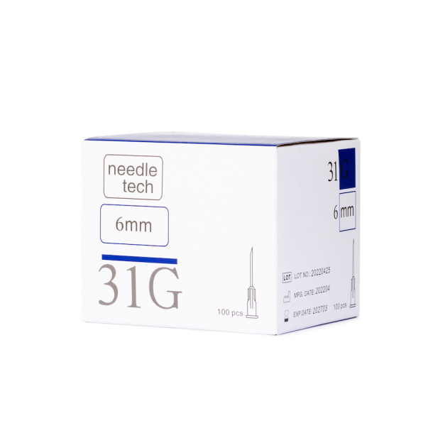 NEEDLETECH 31G - 100 (6mm) Sterile hypodermic needle